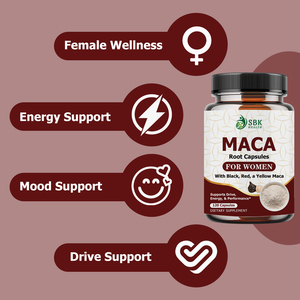 Capsules de racine de Maca de haute qualité pour femmes, mélange de racine de Maca, soutien énergétique, favorise la performance et l'énergie. - Product Image 3
