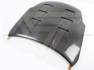日産350zZ332003-2005用のスーパーテクニクススタイルカーボンファイバーフード - Product Image 5