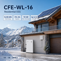 Batterie solaire LFP4 16kWh 10kWh 5kWh 51.2V 314Ah CFE-WL-16 compatible Solis pour système ESS résidentiel CE CB OEM