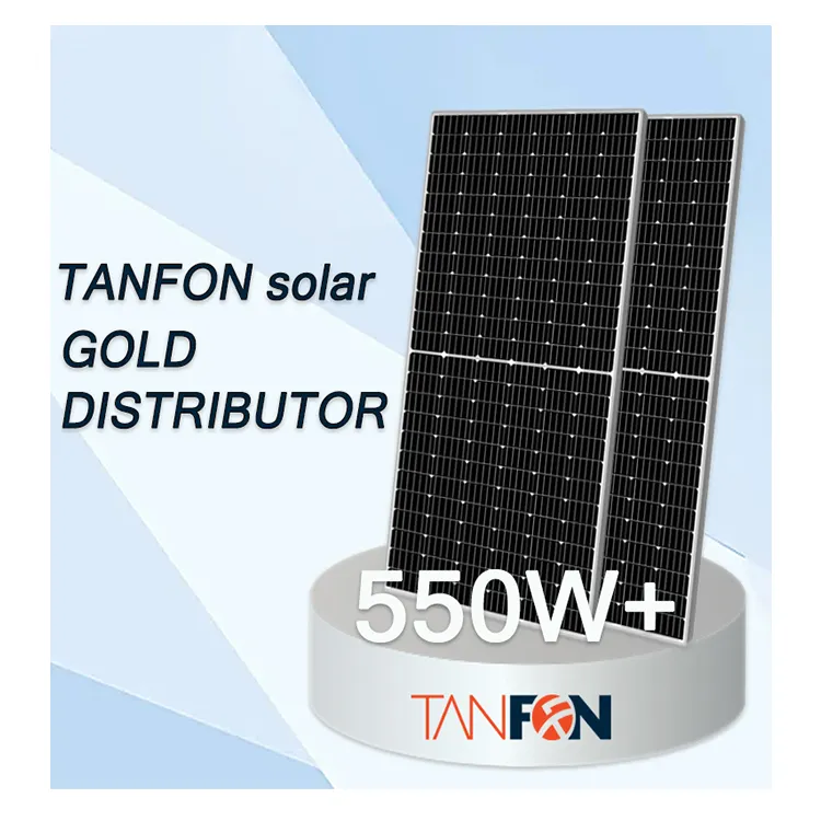 TÜV CEC-Zertifikat Tanfon Single Solar Panel 500 W 500 Watt Mono kristallines Solar panel 1000W Mit 30 Jahren Garantie