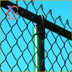 Easily Assembled Factory Direct Sales PVC Coated Chain Link Fence For Railway Station