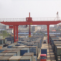 Grue portique sur rail de type RMG 30T pour la logistique des conteneurs en entrepôt