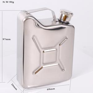 Tùy Chỉnh 5Oz Thép Không Gỉ Nhỏ Xách Tay Jerry Có Thể Hình Dạng Rượu Chai Túi Rượu Vang Chai Nồi Flagon Hip Bình - Product Image 6