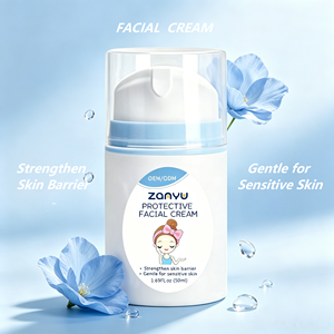 Crème Hydratante et Protectrice Visage et Corps Bébé 50ml à l'Acide Hyaluronique et à la Camomille pour Peaux Très Sèches – Marque Blanche - Product Image 2