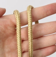 Vente en gros de matériaux en nylon polyester cordes d'emballage tressées corde de reliure en plastique