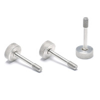 Vis à ressort flottante en acier inoxydable, métrique, ovale, à tête hexagonale moletée, tige fine, M3 M5, pour fixation de panneaux