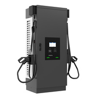 Chargeur de véhicules électriques commercial DC 120 kW, chargeur EV DC CCS2 vers Chademo, station de recharge EV DC