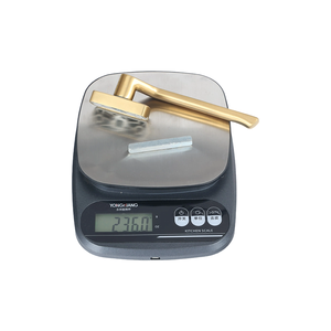 Maniglia Angolata AT027 in Acciaio Inox <span class=keywords><strong>con</strong></span> Finitura PVD Oro, Base Rettangolare, Meccanismo di Bloccaggio Multipunto <span class=keywords><strong>per</strong></span> <span class=keywords><strong>Finestre</strong></span> - Product Image 6