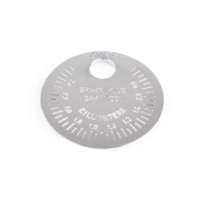 1 Pièces Bougie D'allumage L'écart Outil de Jauge De Calibre Outil De Mesure Monnaie-Type 0.6-2.4mm Bougie D'allumage Jauge L'écart Outil D'épaisseur