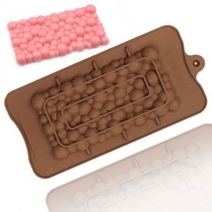 Molde de Silicona para Chocolate y Resina con Diseño de Burbujas y Logotipo Personalizado, para Hacer Manualidades, OEM/ODM - Product Image 1