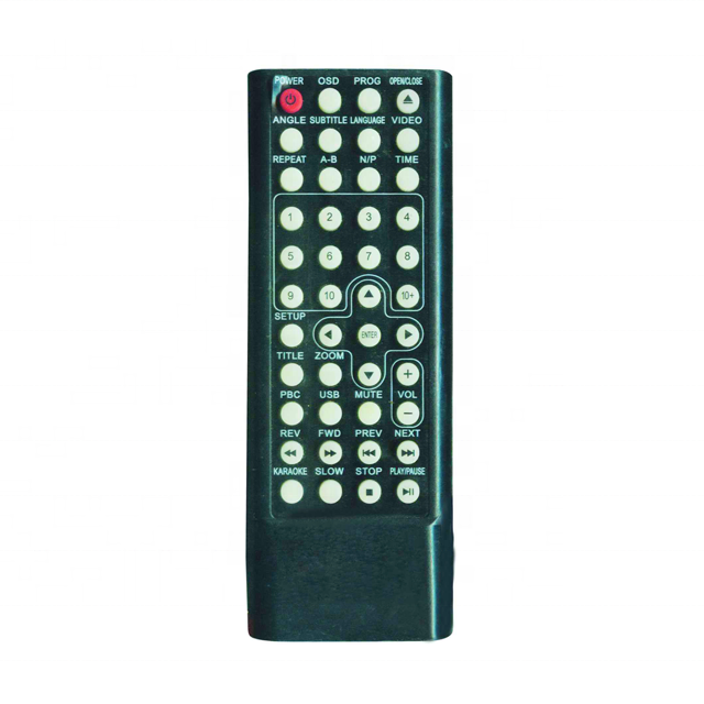 Hostrong Factory OEM ODM CROWN DVD Remote Control Suitable for Home Audio System DVD Support Customization
