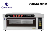 Four à pâtisserie électrique numérique Cookmate avec contrôle précis de la température et minuterie intégrée, usage commercial, haute puissance 3,5-6 kW