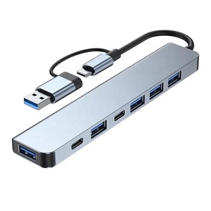 Ultra Slim 7 1 Aluminum Alloy <strong>USB</strong> Hub Custom Logo High-Speed <strong>USB</strong> <strong>C</strong> PD <strong>Docking</strong> Station for <strong>Dell</strong> XPS Lenovo-Available Stock - Product Image 4