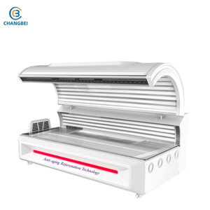 Changbei Professional Commercial Red Light <strong>Solarium</strong> Bed High Efficiency Full Body Tanning Device - Product Image 3