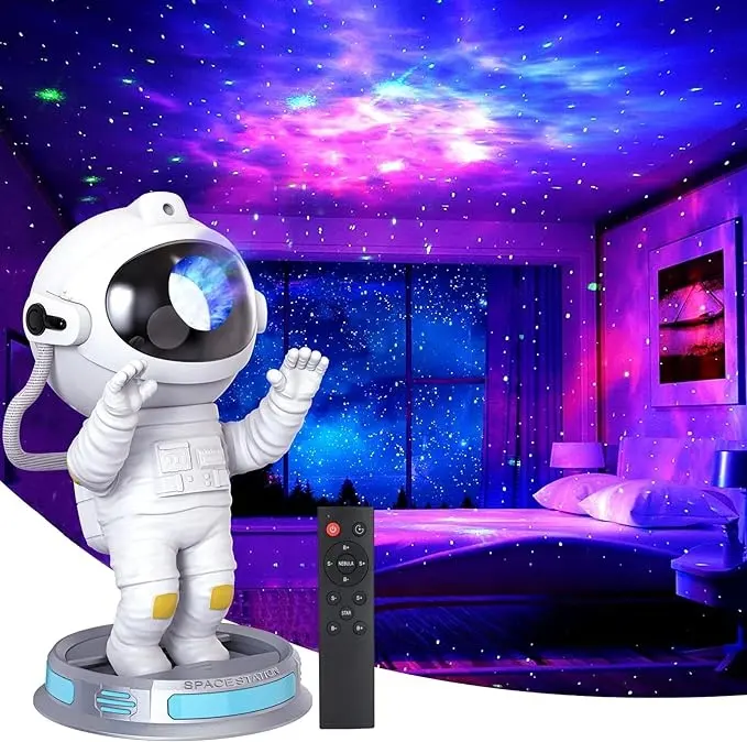 Nuovo prodotto vera astronauta Galaxy proiettore lampada Spaceman Star proiettore luce notturna