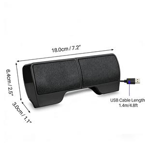 Mini haut-parleur USB portable à clipser en plastique pour ordinateur portable, ordinateur <span class=keywords><strong>de</strong></span> bureau, tablette, lecteur <span class=keywords><strong>de</strong></span> musique - Product Image 6