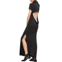 فستان ماكسي مكشوف الظهر به شق للسيدات من مصنع تاو الصيني للصيف