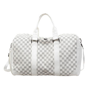 लक्जरी चमड़े के डफ़ल डिजाइनर उच्च गुणवत्ता वाले pसप्ताहांत वाटरप्रूफ महिला पुरुष कस्टम लोगो डफ़ल यात्रा बैग - Product Image 1