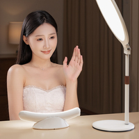 Jopree K15 Ergonomique Sourire Arc Cou Beauté Lumière 10W Ra95 Haute CRI Angle Réglable Commutateur de Mémoire pour la Diffusion en Direct Soins de la Peau