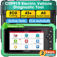 Escáner de Diagnóstico para Vehículos Eléctricos, Máquina de Diagnóstico para Autos de Nueva Energía, Escáner Profesional Launch CRP919 EV para Tesla y BYD