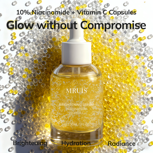 Cápsulas de Gel sin Aceite Wall Less, Serum de Vitamina C para Manchas Oscuras, Ilumina, Hidrata, Unifica el Tono de la Piel, Cuidado de la Piel Coreano MRUIS 30ML - Product Image 4