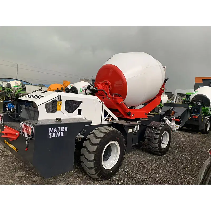 Auto Charging Concrete Mixer With Pump Self Concrete And AirCondition System