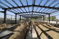 Structures préfabriquées en acier léger pour fermes, poulaillers, abris pour vaches, chèvres et porcs, avec poutres en acier solides en forme de H, garantie à vie
