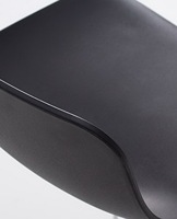 Tabouret de bar chaise haute pieds en acier chaises de bar noires pour cuisine tabouret de bar moderne