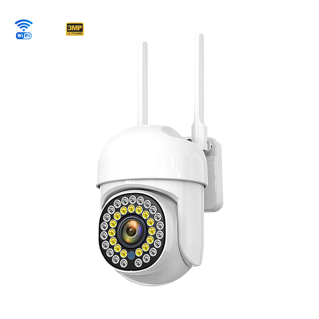 Outdoor 2MP 3MP Wireless CCTV Security System Camera 360 Panoramic Full Color Night Vision Wireless Outdoor IP PTZ Camera