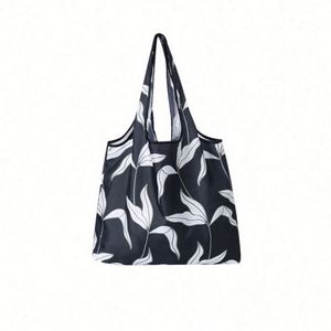 Bolsa de Compras Plegable Reutilizable de Poliéster con Impresión Personalizada, Bolsa Grande para Supermercado o Comestibles - Product Image 6