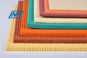 open cell silicone foam pad high temperature resistance multihole silicone foam sheet for iron table