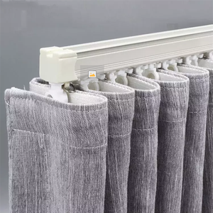 Apartment-Projekt Fenster-Faltvorhänge Wellenvorhang Ripple-Fold Verdunkelungsvorhänge für Hotel und Wohnzimmer - Product Image 3