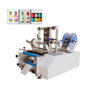 Étiqueteuse semi-automatique pour bouteilles, appareil de dépose d'étiquettes pour bracelets ronds avec étiquette en papier adhésif