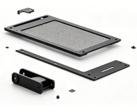 Piezas de Carcasa de PC de Chapa Metálica OEM ODM Personalizadas, Juego de Filtro Antipolvo y Soporte Personalizable para Chasis de Computadora para Juegos