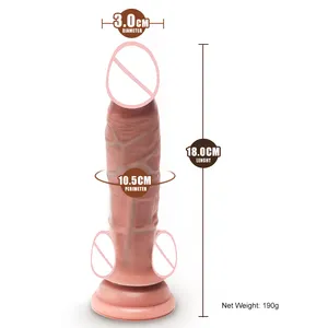7.08 pouces gode réaliste Masturbation féminine Stimulation vagin jouets sexuels pour femme Juguetes Sexuales Masturbador