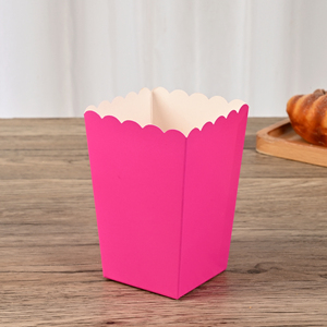 Empaque Personalizable para Palomitas de Maíz en Colores Brillantes con Diseño Cónico para Exhibición y Regalos - Product Image 6