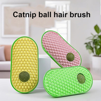 Jouet interactif pour chat en forme de pois à la catnip naturelle, nettoyage des dents, étanche, écologique, durable, facile à nettoyer, plastique + pâte de catnip pour animaux de compagnie