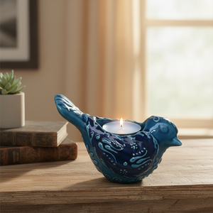 Bougeoir en céramique Design élégant de lanterne et de pot pour la décoration intérieure - Product Image 3
