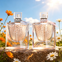 Botol Parfum Kaca Silinder Premium Artisan Terlaris 50ml, Botol Kosmetik Kosong dengan Desain Sisik Ikan