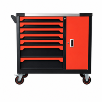 Armoire à outils mobile robuste à 7 tiroirs, chariot à outils roulant en acier inoxydable, idéal pour garage et atelier