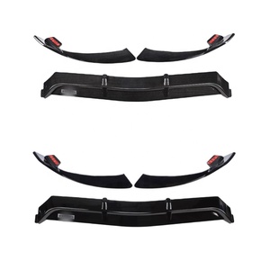 Precio de fábrica W205 B Estilo Labio delantero Parachoques de carbono Negro brillante 2014-2018 Mercedes-Benz Clase C W205 Estándar 1 Juego N/A Carbono - Product Image 1