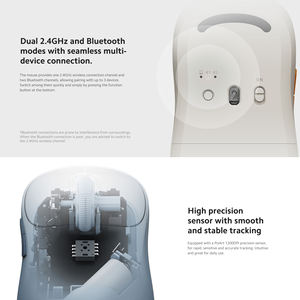 Original para <span class=keywords><strong>Xiaomi</strong></span> Wireless <span class=keywords><strong>Mouse</strong></span> 3 Color Dual 2,4 GHz y modos Bluetooth Agarre cómodo y clic silencioso para la Oficina - Product Image 4