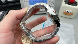 Diepblauw Rvs Heren Mechanische Duiker Horloge 41Mm Ppf Fabriek Chronograaf Alarm Wijzer Wijzerplaat Oceanmaster 4500V - Product Image 4