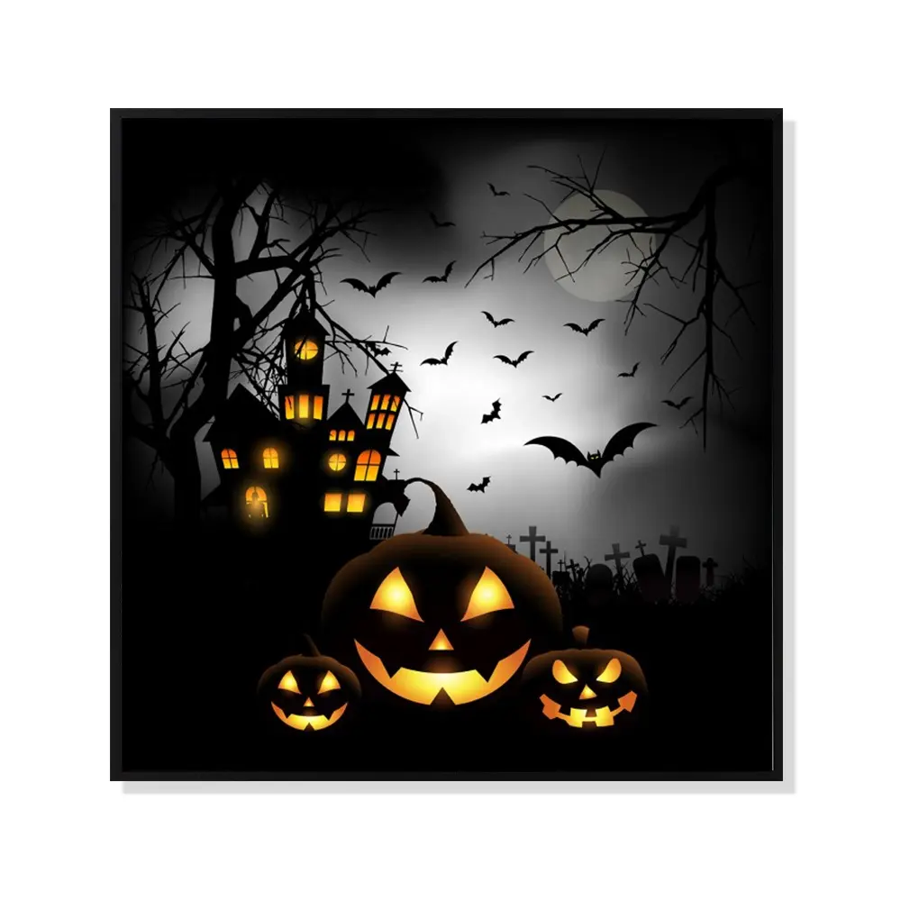 <span class=keywords><strong>Cappello</strong></span> <span class=keywords><strong>del</strong></span> mago jack-o '-lantern, HA PORTATO LA pittura, murale, Halloween decorazioni per la casa