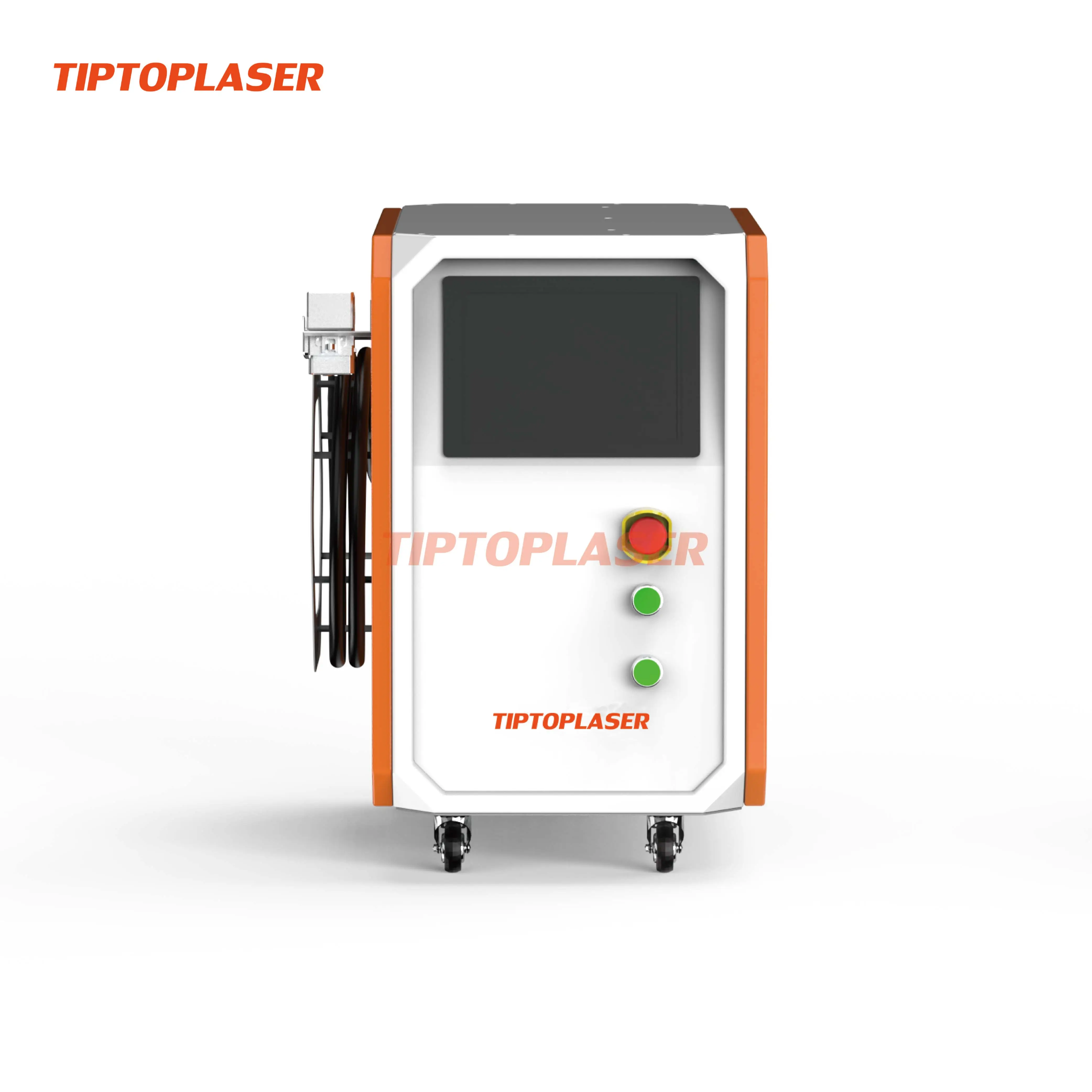 Laser tiptop: alto livello di sicurezza 1500W macchina per la pulizia laser continua raffreddata ad aria su superfici metalliche o in pietra