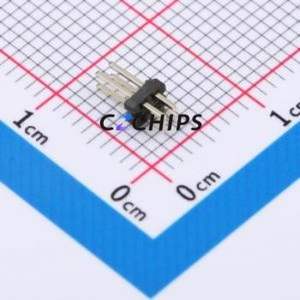 ZX-PZ1.27-2-2PZZ Pin Header Through hole Component (THT),P=1.27mm Connector 2x2P 1.27mm 1.27mm Pin Header - Product Image 2