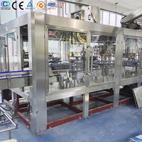 Chaîne de production complète de boissons gazeuses et sodas en bouteilles PET, machine de remplissage isobare 5000 BPH
