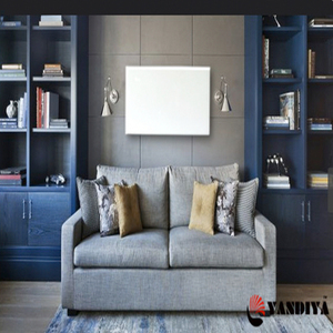 Hot Selling 350Watt Fast Heating Energy <b>Efficient</b> Sustainable Ceiling Room <b>Heater</b> for Bathroom Black Aluminium Frameless - Product Image 1