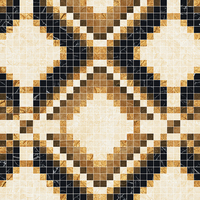 Carrelage en porcelaine moderne gravé 800x800mm, aspect mosaïque géométrique, antidérapant, finition métallisée pour sols de salon et salle à manger - Offre Spéciale