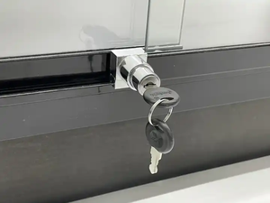 Vitrina de Exhibición de Vidrio de Visión Completa con Marco de Aluminio de 72 Pulgadas, <span class=keywords><strong>Precio</strong></span> de Mayoreo para Tienda de Cigarrillos - Product Image 6